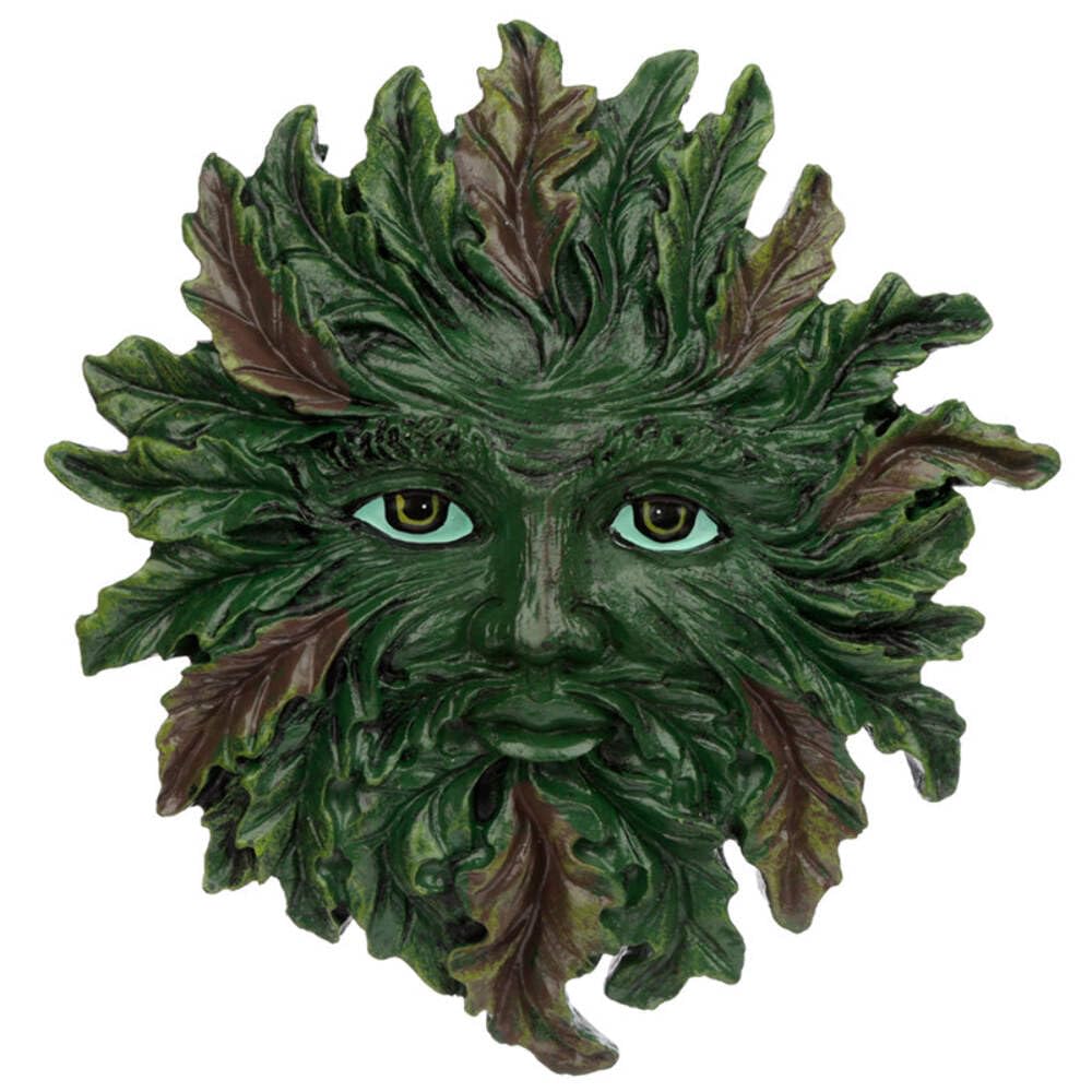 Puckator Greenman Wall Plaque - Home Decor Accessories - Spiritual Feng Shui Gothic Goth Gift - Wall Ornaments - Gifts For Men And Women