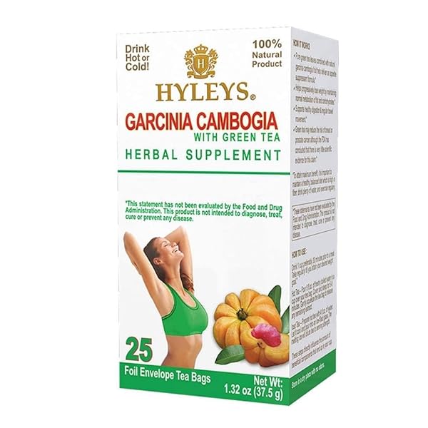 HYLEYS TEA GARCINIA CAMBOGIA GREEN TEA ORIGINAL FLAVOR...