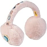 Super Smalls Earmuffs for Kids 3+ | Plush Winter Ear Warmers with Sparkly Gem Charms & Adjustable Headband