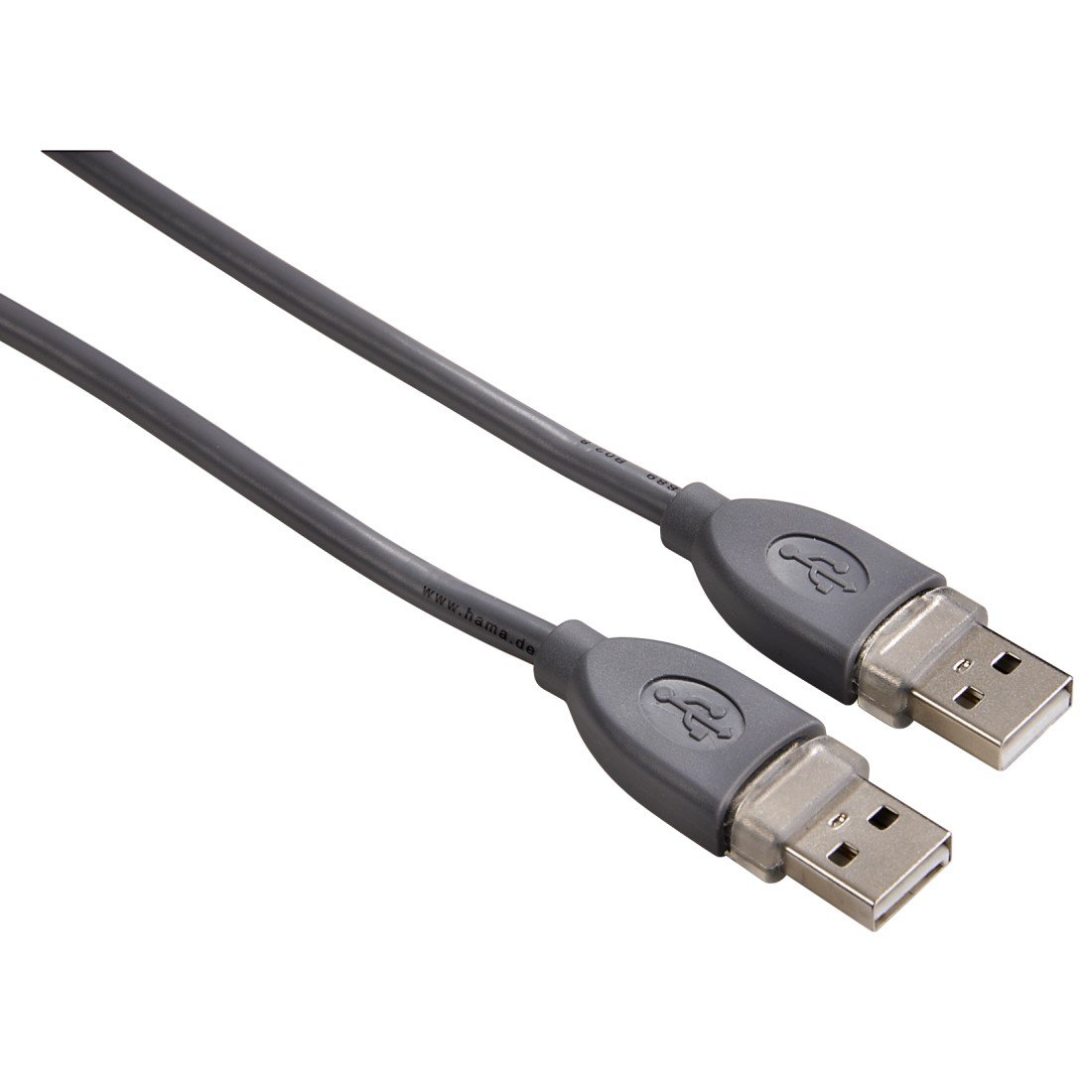 Hama 39664 1.80 m USB 2.0 A-A Cable - Grey