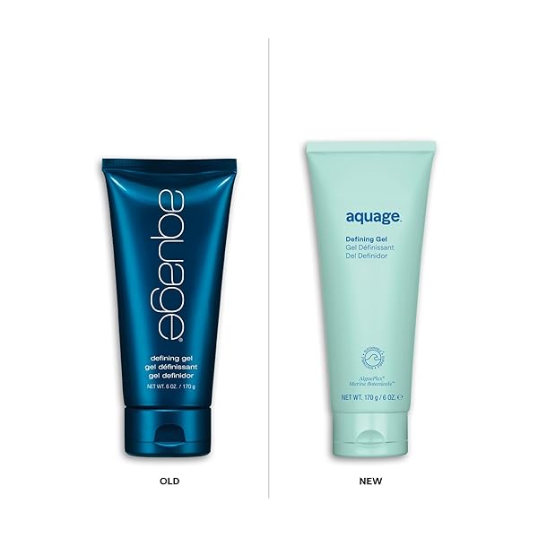 AQUAGE DEFINING GEL, FOR CURLY, WAVY OR PERMED HAIR, REPAIRS HAIR STRANDS FOR WELL-DEFINED CURLS WITHOUT THE FRIZZ, 6 FL. OZ