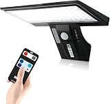 JESLED 90 LED Solar Motion Light Outdoor Wireless Security Wall Light 2600mAh
