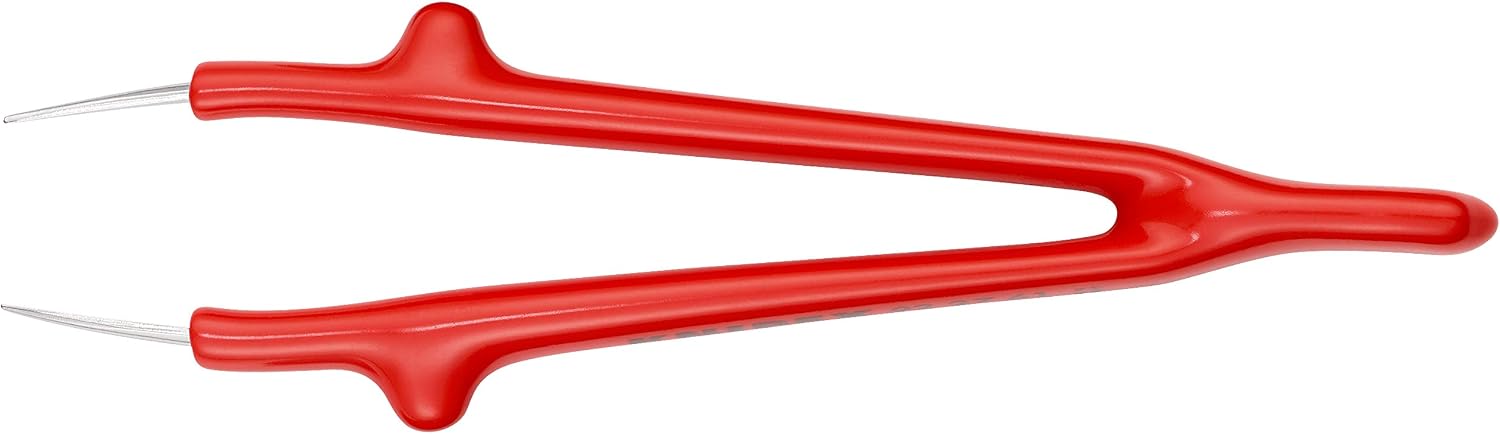 KNIPEX Precision Tweezers (130 mm) 92 27 61, Red - Image 3