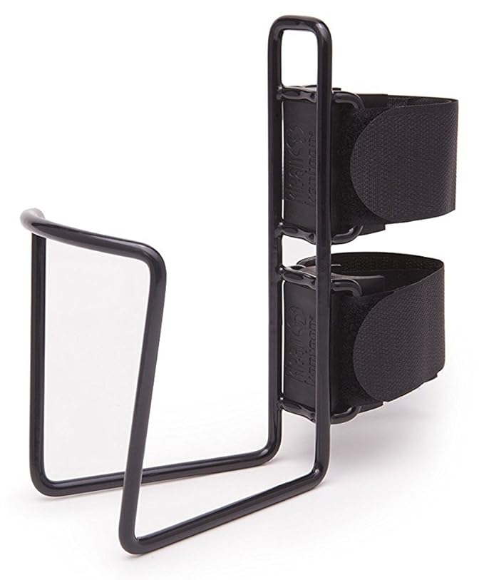 Klean Kanteen Coated Steel Quick Cage Flaschenhalter Fahrrad, Schwarz, One Size