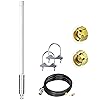 Antena Omni de fibra de vidrio para exteriores, 900mhz, 806-960MHz, 10dBi, alta
