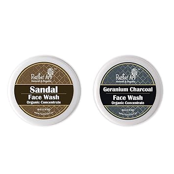 rustic art charcoal face wash