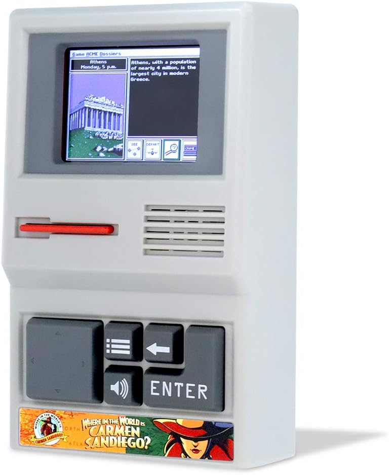 Basic Fun 09613 Carmen Sandiego Handheld Electronic Game: Toys & Games