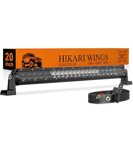 Amazon.com: Firehawk LED Light Bar 20 Inch 50,000LM, 2026 New