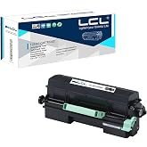 LCL Compatible Toner Cartridge Replacement for Ricoh 407316 12000 Pages for SP 4500HA 4500A 4510DN 4510SF Printer (1-Pack Black)