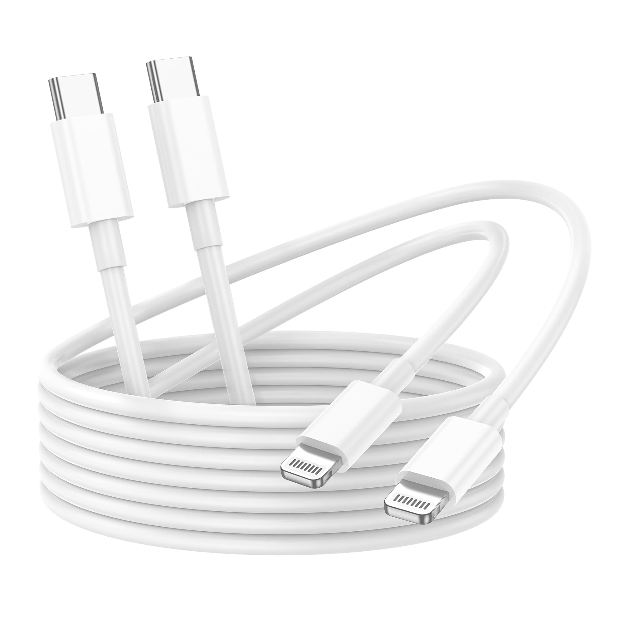 Photo 1 of USB C to Lightning Charging Cable for Apple, for iPhone 14 Charger Fast 6ft 2Pack Long Type C to Lightning Power Cord for iPhone 13/12/11 Pro/X/Xs Max/XR/8 Plus/7/6/5/SE,for iPad,Charger Wire 6 Foot