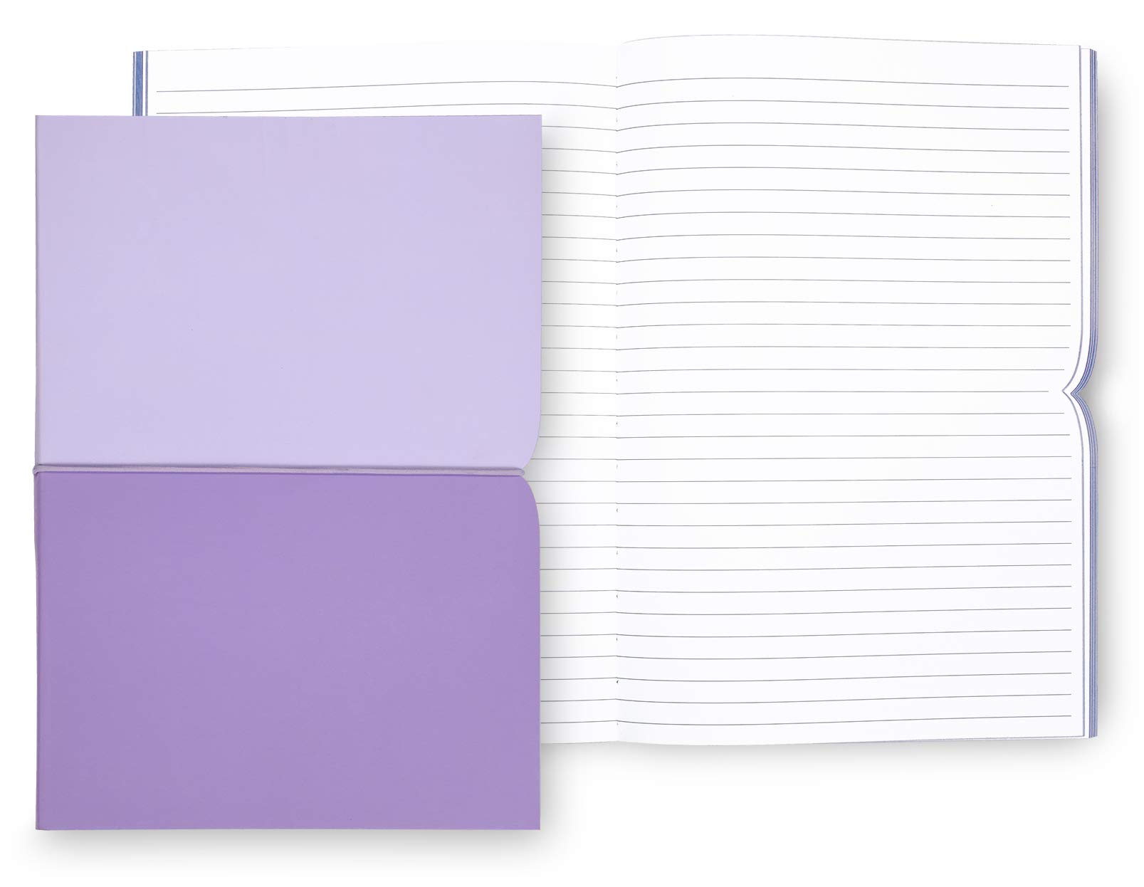 Kate Spade New York Vegan Leather Plunge Notebook with 168 Lined Pages, Lilac