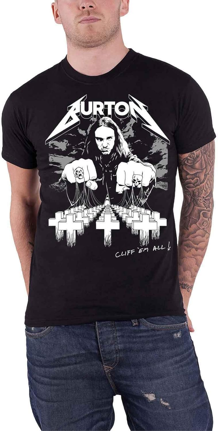 Cliff Burton Skull T Shirt 2025