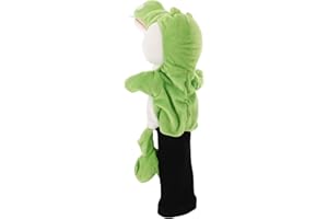 KICHOUSE Golf Driver Club Cover Plush Alligator Headcover Elastic Band for Golf Accessories