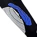 Elite Wool Race Ski Socks - Warm Comfortable Snowboard / Skiing Socks (Black/Blue, S/M)