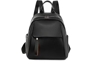 Sanxiner Backpack Purses for Women,Fashion Backpack Multi Pockets Womens Purse Backpack Cute Backpack Purses (2-Black, Medium)