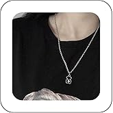 Erimberate Bohemian Crystal Bear Choker Necklace Silver Hollow Bear Pendant Necklace Small Cutout Bear Necklace Cz Bear Chain Necklace Jewelry for Women