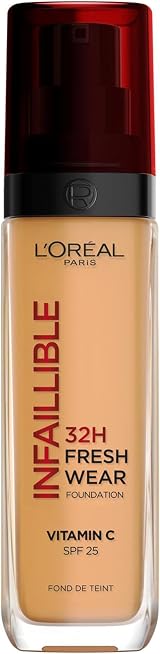L'Oreal Paris Infallible 32H Fresh Wear Liquid Foundation Full Coverage SPF 25