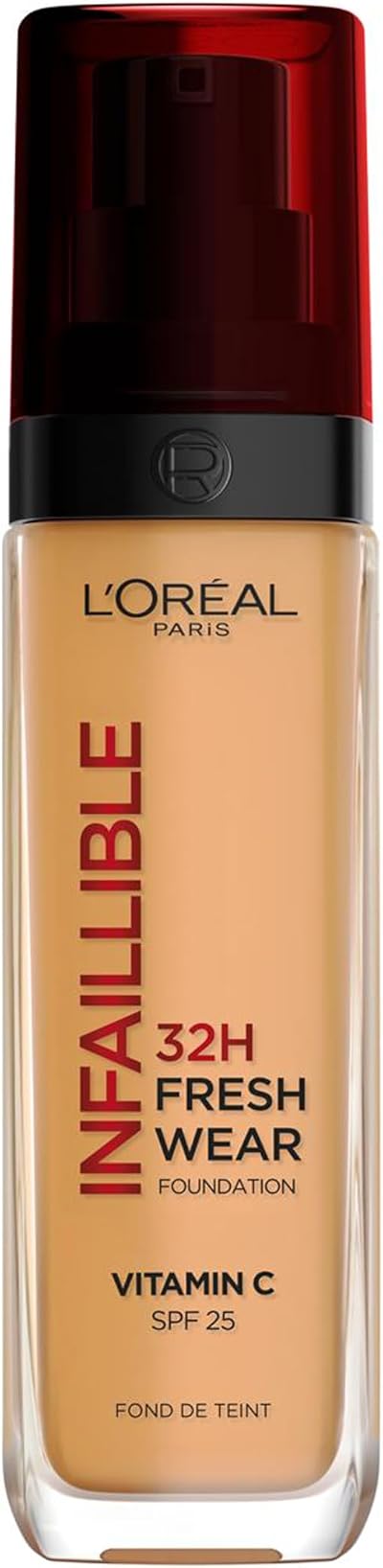L'Oreal Paris Infallible 32H Fresh Wear Liquid Foundation Full Coverage SPF 25