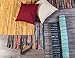 DII Chindi Home Collection Handwoven Multicolor Area Rag Run, 20x31.5, Mustard Yellow