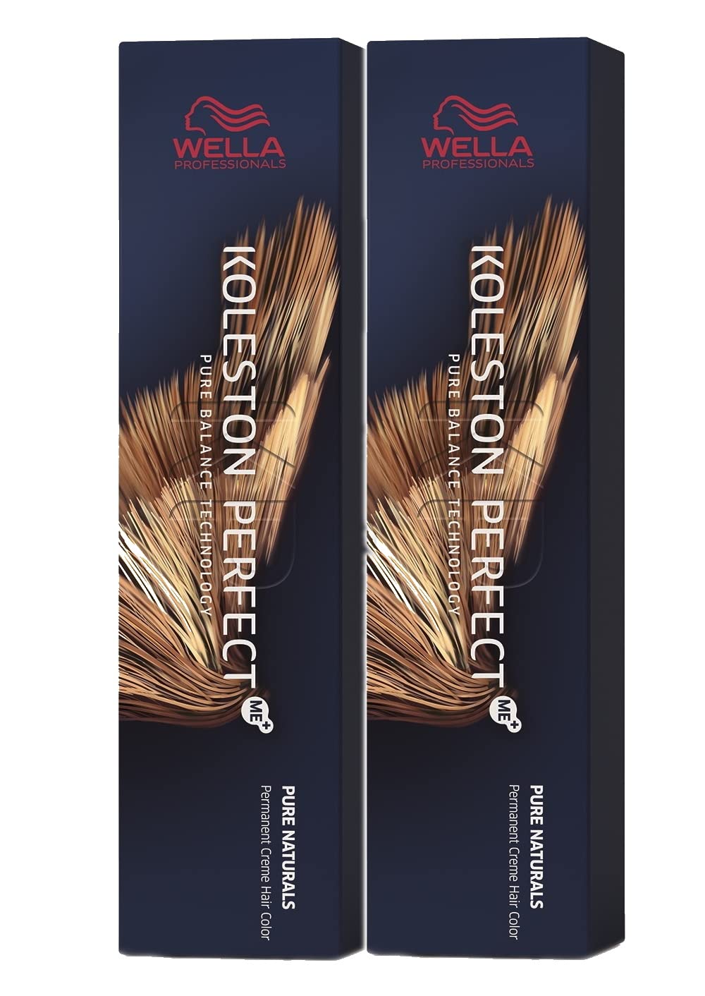 WELLA Koleston Perfect Me KP Deep Browns 7/77 Medium Blonde Brown Intensive Pack of 2