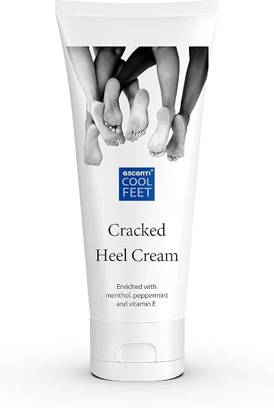 Escenti Cool Feet Cracked Heel Cream 100ml Menthol Peppermint Vitamin E Soft