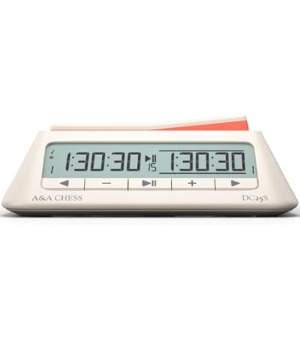 Chronomètre D’échecs Digital DGT 1001 – Bleu – Modes Compte à Rebours/comptage – Réglage Jusqu’à 9h30