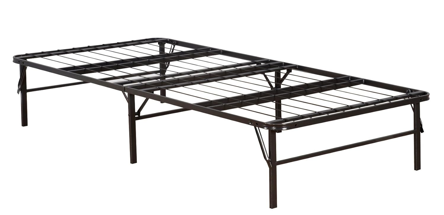 2K Design Kings Brand Twin Size Metal BiFold Folding Platform Bed