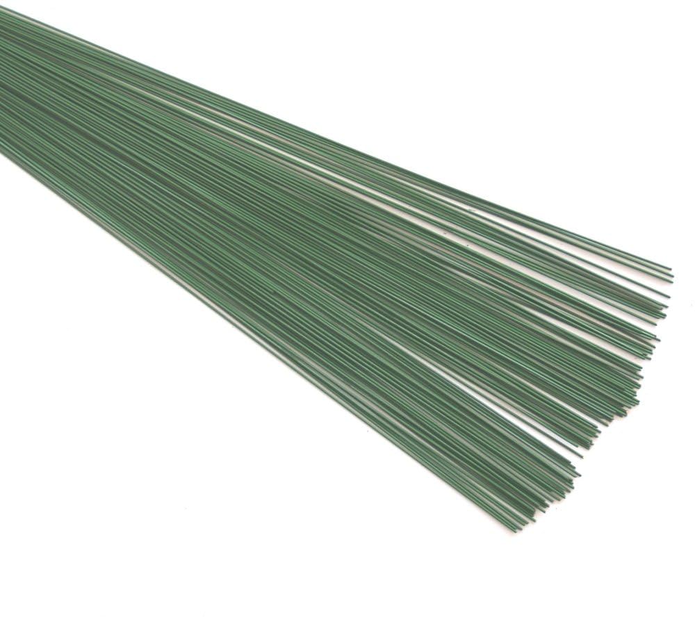 FLORIST, FLORAL GREEN STUB WIRE Floral Green Stub Wire. Flower Arranging Accessories, Craft Wire, Wreath Making Supplies, Modelling Wire. (10 Inch - 25cm) (1, 22 Gauge, 250g)