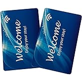 Generic RFID Key Cards, 200 Pieces, Blue, 13.56MHz, Compatible with Saflok, Kaba, Onity, Ilco, Miwa, Securelox Locks