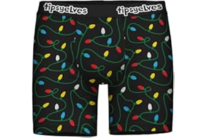 Tipsy Elves Christmas Underwear for Men - Comfy Cozy Holiday Boxer Briefs
