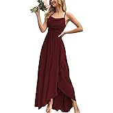 VOUIAO Women's 2026 Spring Formal Evening Gown Elegant Long Prom Dress Wedding Guest Party Cocktail Bridesmaid Maxi Dress