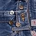 80 Sets Jeans Button Tack Buttons Metal Replacement Kit with Rivets Storage Box, 8 Styles