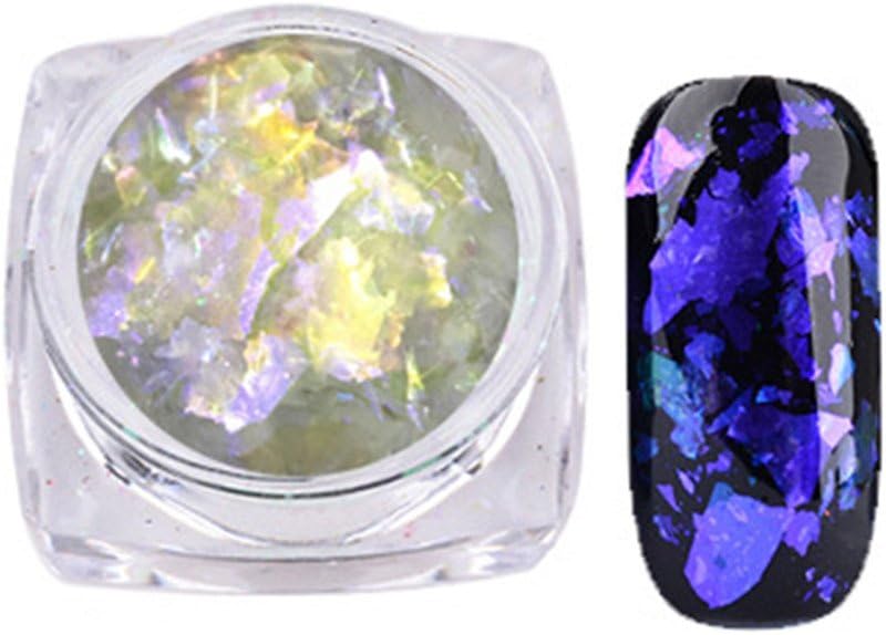 Muranba Nail Art Gorgeous Chameleon Mirror Powder Manicure Chrome Pigment Glitters 0.2g