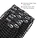 ABH AmazingBeauty 8A 3C and 4A Remy Human Kinkys Curl clip on for hair extensions 120g 22 Inch for Bantu Knotted, Twisted Out