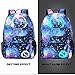 Galaxy Backpack, Anime Luminous Anti-Theft School Bag, Laptop Backpack with USB Charging Port, Unisex 15.6 Inch College Daypack for Girls, Starry