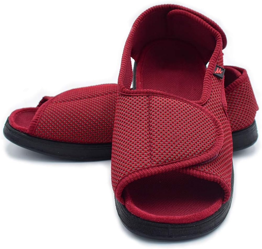 mens extra wide closed toe sandals