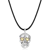 WOWORAMA Gothic Pearl Cross Necklace for Women Layered Pearl Strand Necklaces Vintage Punk Goth Cross Pearls Choker Necklaces Halloween Christmas Gothic Jewelry