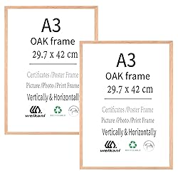 Weikani A3 OAK Wood Picture Frame Picture Frame,2