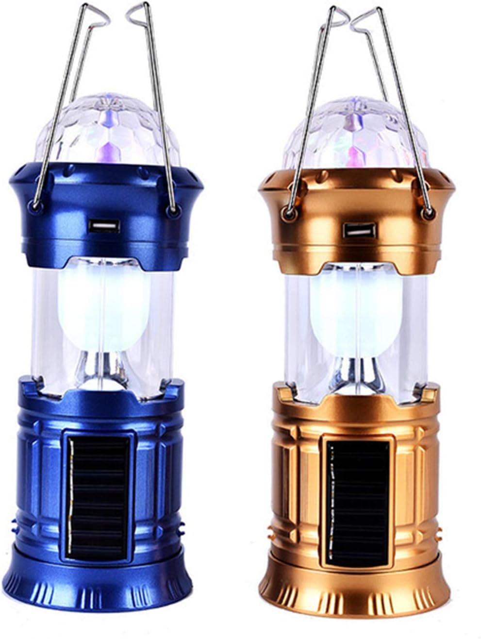 LED Solar Camping Lantern, Portable Collapsible Water