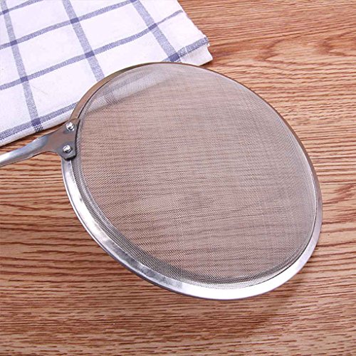 Minzhi Stainless Steel Fine Chinois Mesh Skimmer Strainer Ladle Convenient Kitchen Tools - Thumbnail 3