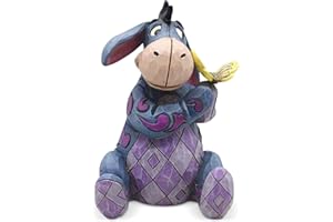 Enesco Disney Traditions by Jim Shore Winnie The Pooh Eeyore Holding Butterfly Miniature Figurine, 3.125 Inch, Multicolor