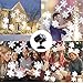  2 in 1 christmas projector lights , Greenclick outdoor snowflake projector led stage light waterproof garden moving snow laser spotlight party light for christmas holiday party decoration lamp