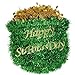 Gift Boutique Set of 3 Happy St Patrick’s Day Green Tinsel Shamrock Pot of Gold and Leprechaun Hat Irish Decorations Hanging Wall Decor Party Accessories