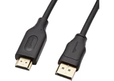 Amazon Basics Uni-Directional DisplayPort to HDMI Display Cable 4K@30Hz - 6 Feet