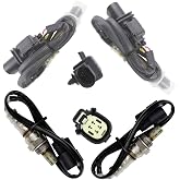 Sangyue 4PCS Oxygen O2 Sensor 1 &amp; 2 | for 2015 2016 2017 ford F-150 2.7L Upstream + Downstream