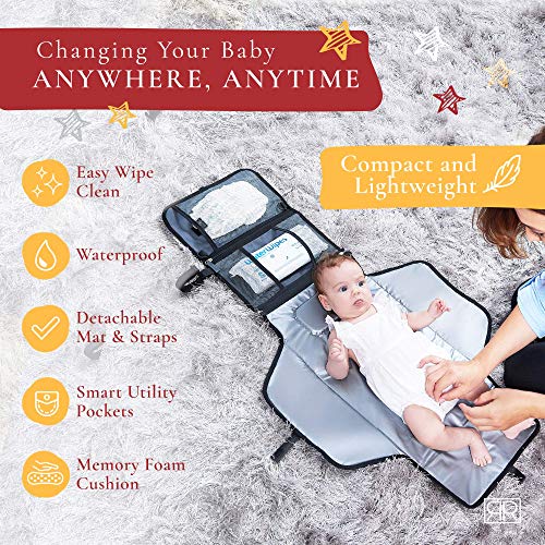 Portable Diaper Changing Pad Waterproof B0NUS Insulated Baby Bottle