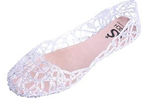 Dear Time Women Flat Heel Summer Beach Jelly Shoes