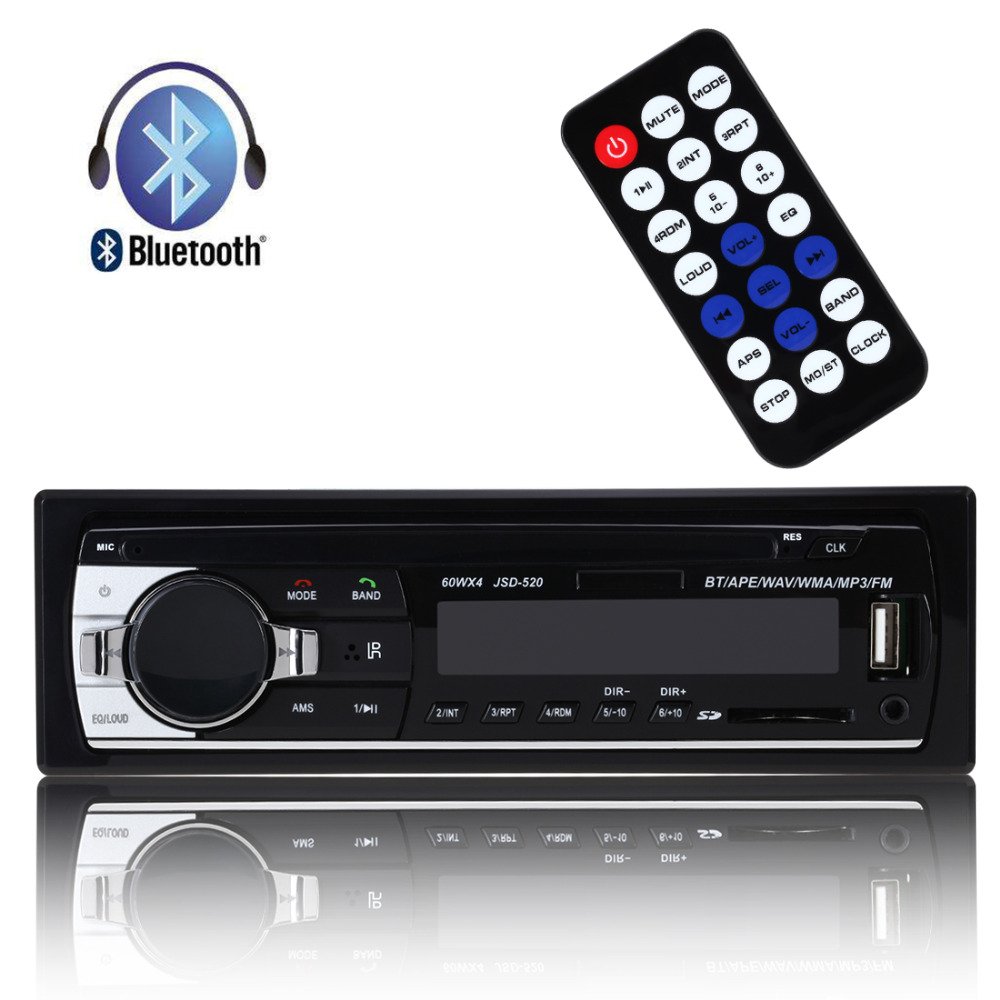 即納 最大半額 Toogoo車ラジオbluetoothステレオヘッドユニットmp3 Usb Sd Aux In Fm In Dashプレーヤー1din B07c47z1qc 信頼 Bsonline Co Il