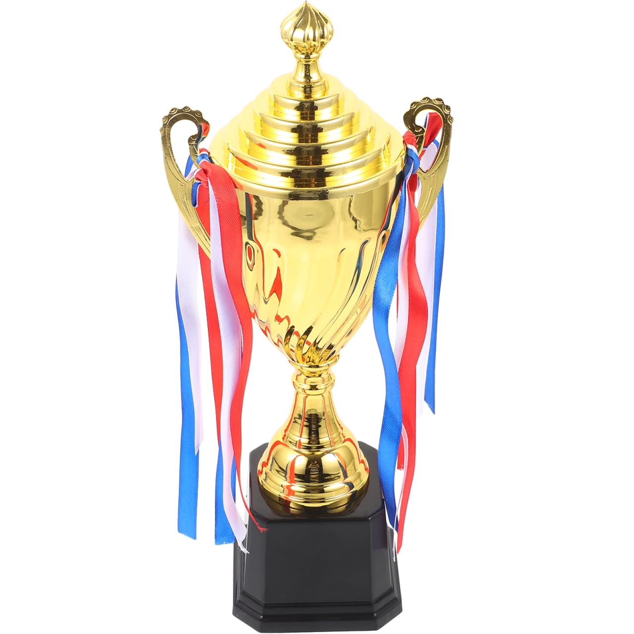 NUOBESTY Gold Award Trophy Metal Trophy Sports Match Trophy School Tournament Honor Competitive Champion Trophy for Sports Competitions Spelling Bees Party Favors