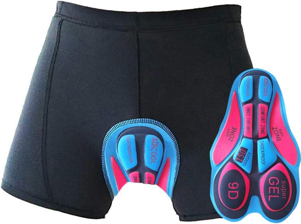 Oleein 3D Padded Cycling Shorts Men & Women Bicycle Underwear Bike Shorts with Anti-Slip Design,Breathable, Lightweight